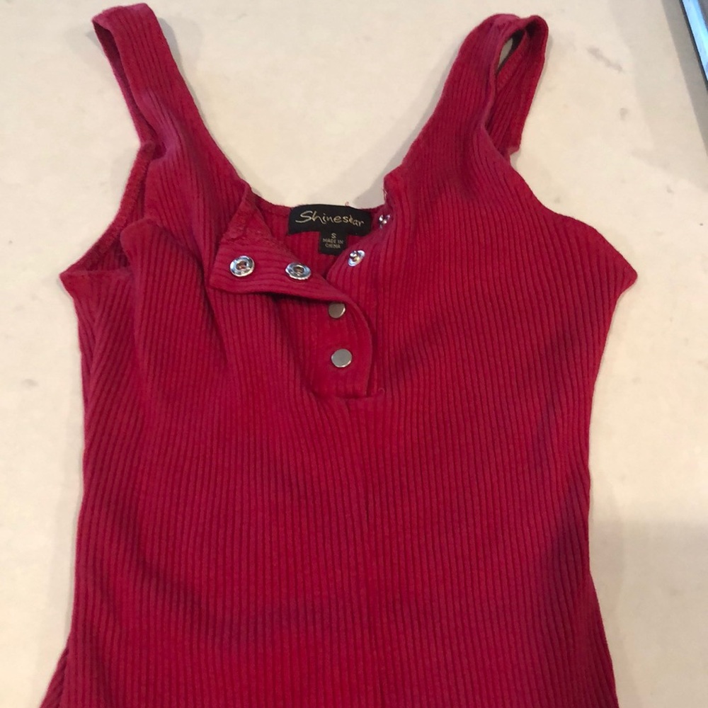 Ribbed body suit